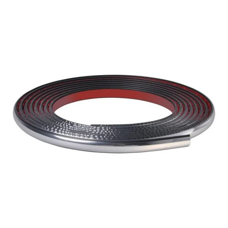 Akce Chromová nalepovací lišta - 12mm / 5m