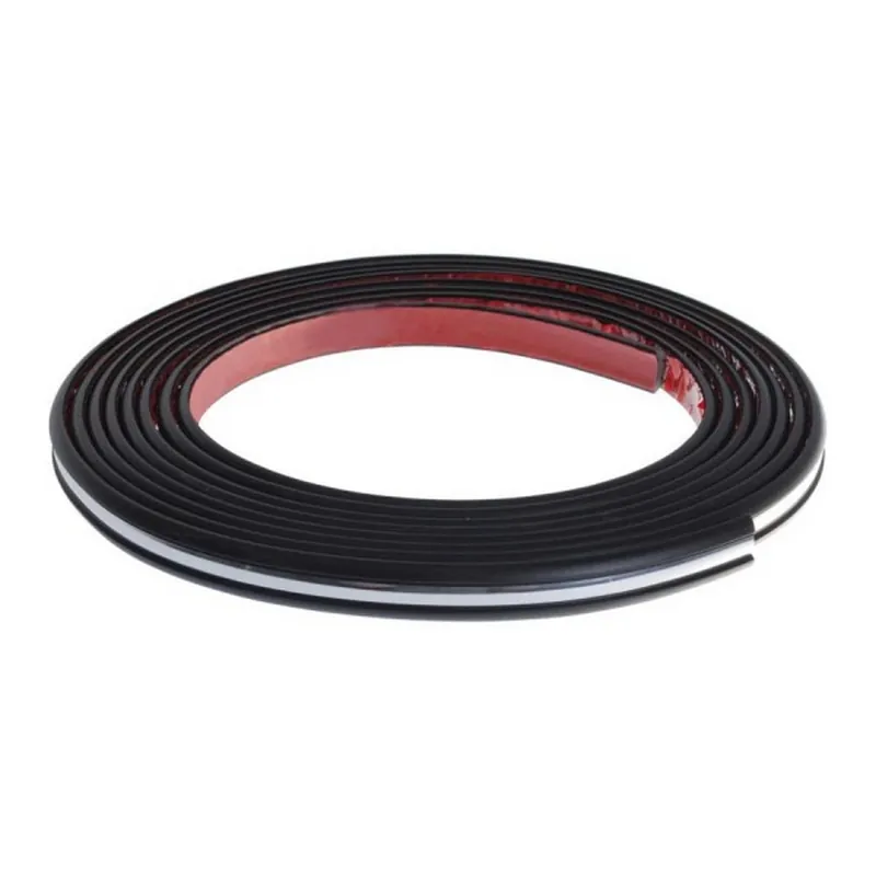 Levný Ozdobná nalepovací lišta - 18mm / 5m černo-chromová