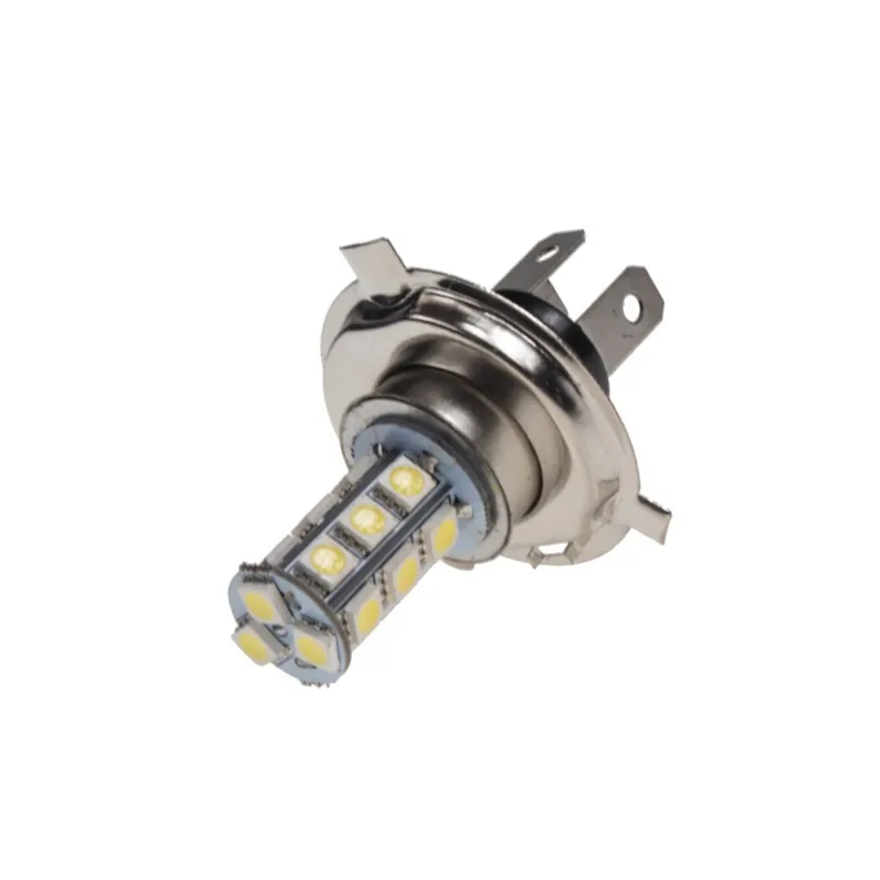 Značkový LED autožárovka H4/12V - bílá 18xSMD (1ks)
