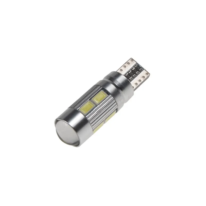 LED autožárovka 12V / T10 / W5W - bílá 10xSMD CanBus (2ks) Akce