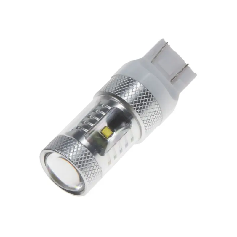 LED žárovka do auta 12-24V / T20 (7443) - bílá 6x5W LED (2ks) Akční Cena