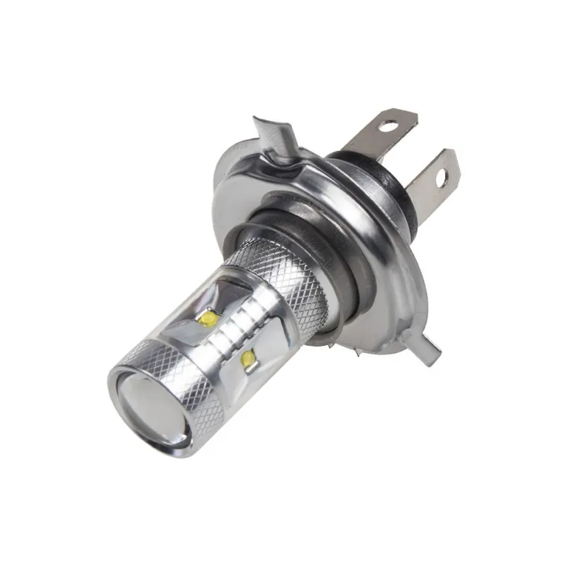 Dokud Zásoby Vydrží LED žárovka do auta H4 - 12V/24V bílá 6x5W LED (2ks)