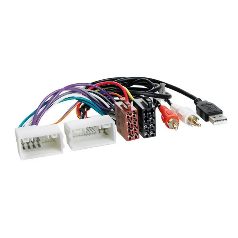 Cenově Výhodný Automobilová ISO redukce - Hyundai / KIA (2009->) s USB/AUX vstupem