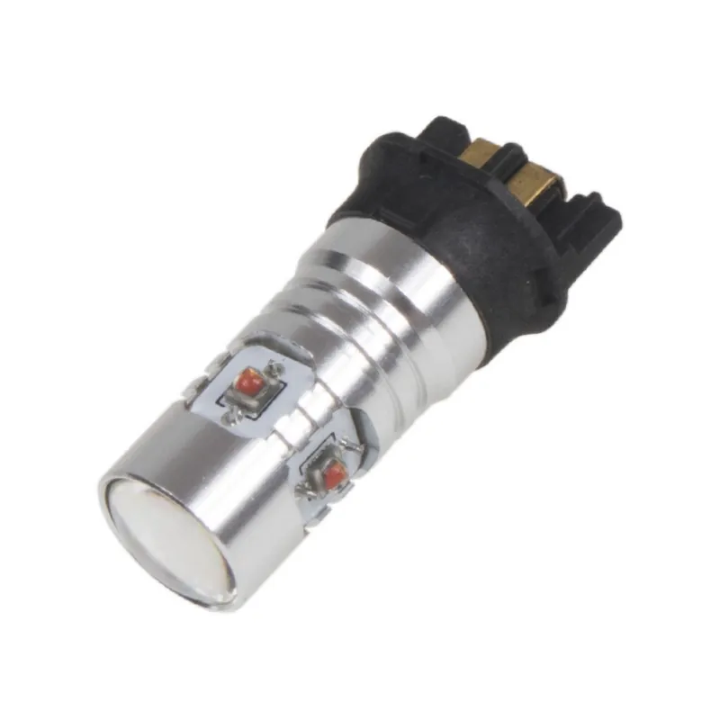 LED autožárovka 12V-24V / PW24W - oranžová 6x 5W LED čip (2ks) Ihned K Objednání