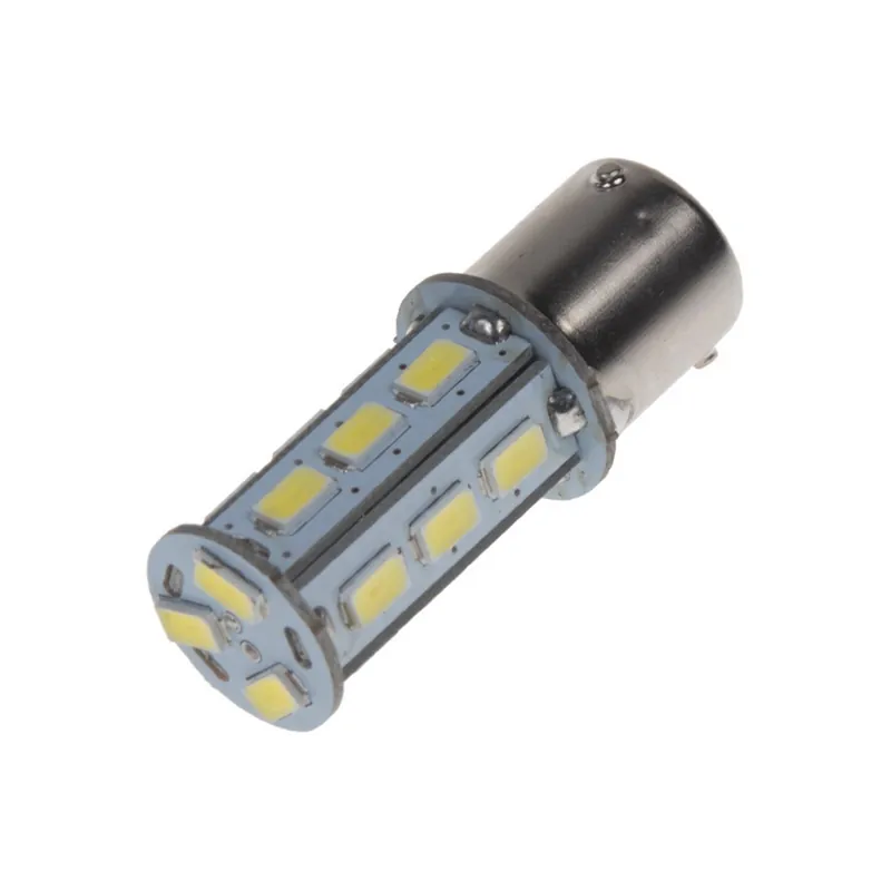 LED autožárovka BAU15s - 12/24V bílá 18xSMD LED (2ks) Must-Have