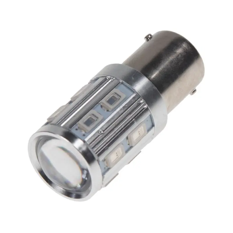 LED autožárovka BA15s/12-24V - červená 12xSuper SMD/1x3W LED (2ks) Dokud Zásoby Vydrží