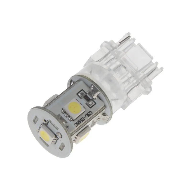 LED autožárovka 12V / T20 / W2,5x16d - bílá 5xSMD (1ks) Ověřený