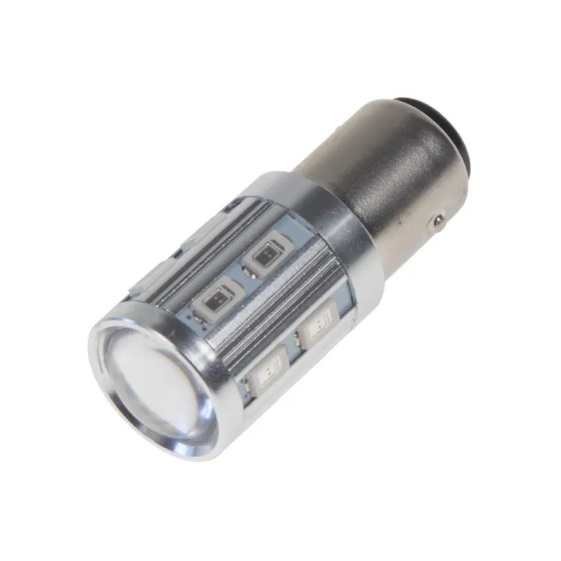LED autožárovka BAY15d / 12-24V - červená 12xSMD/1x 3W LED (2ks) Dokud Zásoby Vydrží