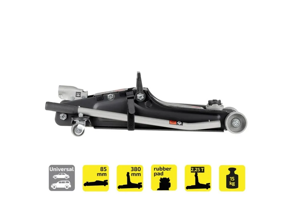 Hever hydraulický nízký pojízdný HEYNER UltraLowLift PRO, nosnost 2250 kg, 347020 Rychlé Dodání