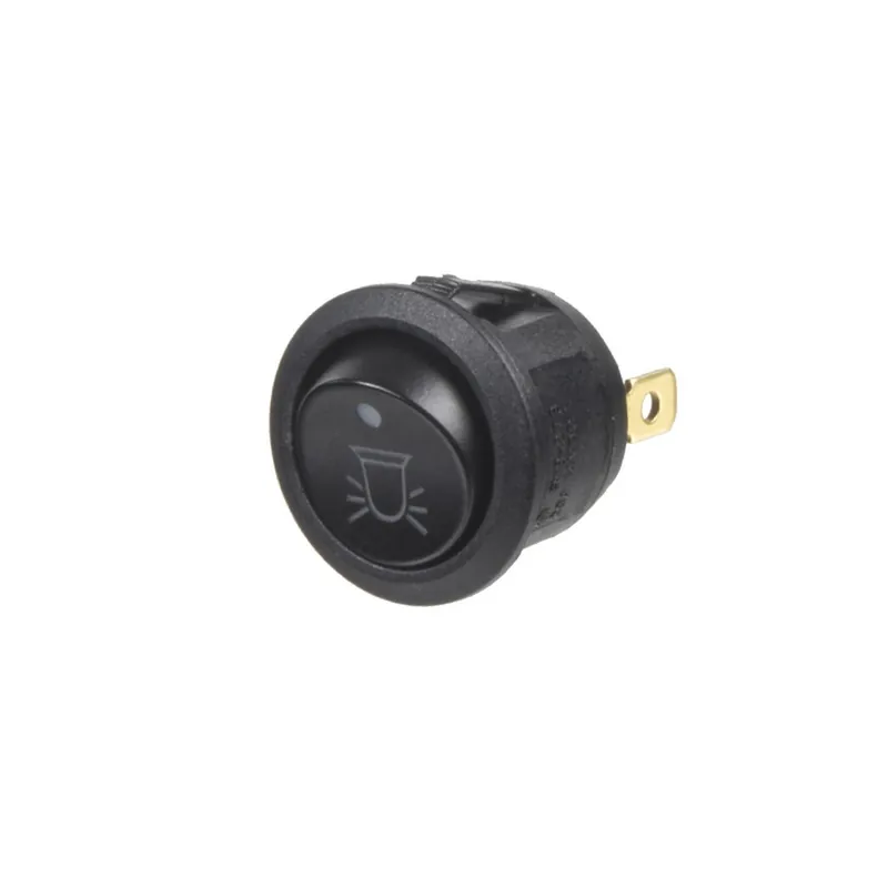 Spínač kolébkový 12V/20A - na maják podsvícený (23mm kulatý) Originální