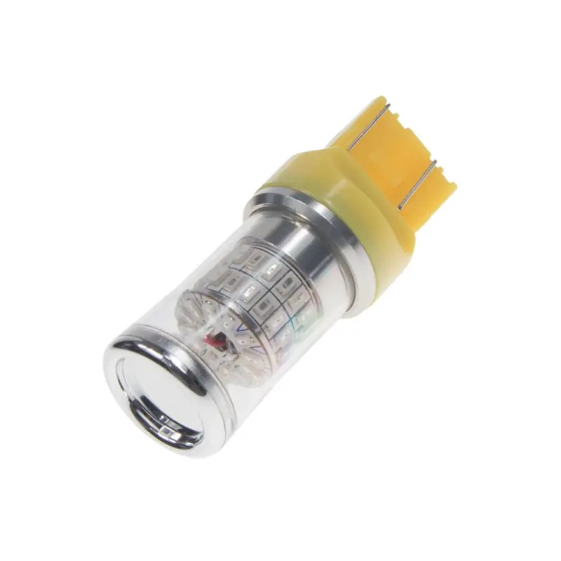 Cenová Bomba LED autožárovka T20 (7443) / 12-24V - oranžová 48xSMD TURBO LED (2ks)