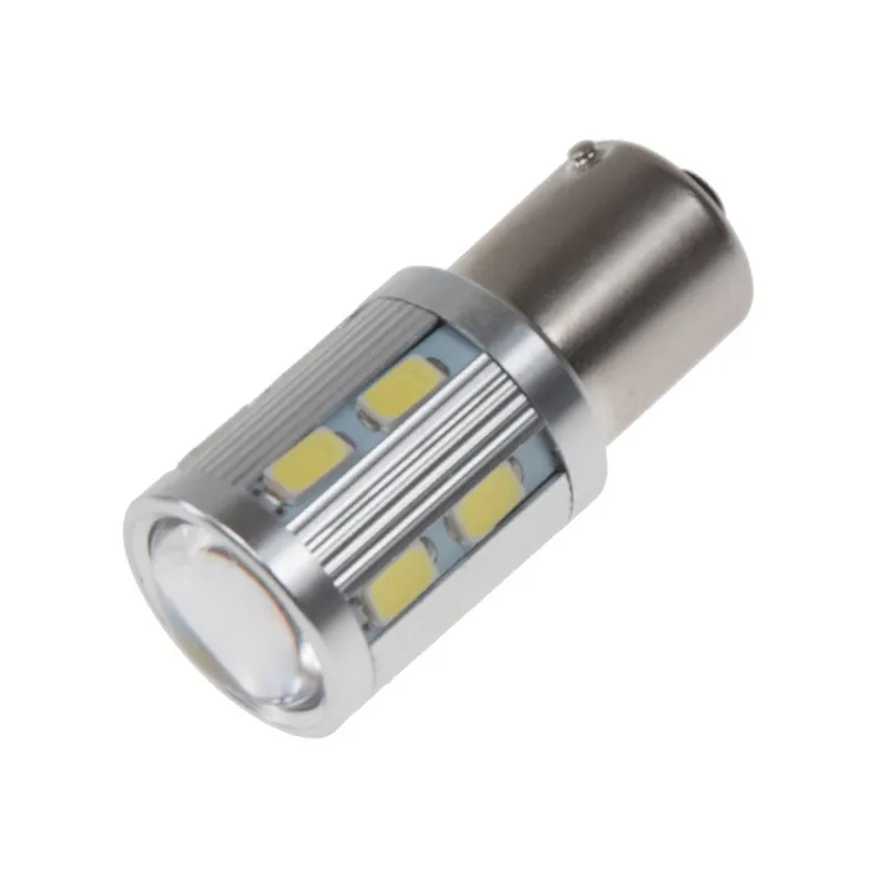 Akce LED autožárovka BAU15s/12-24V - bílá 12xSMD LED/1x3W LED (2ks)