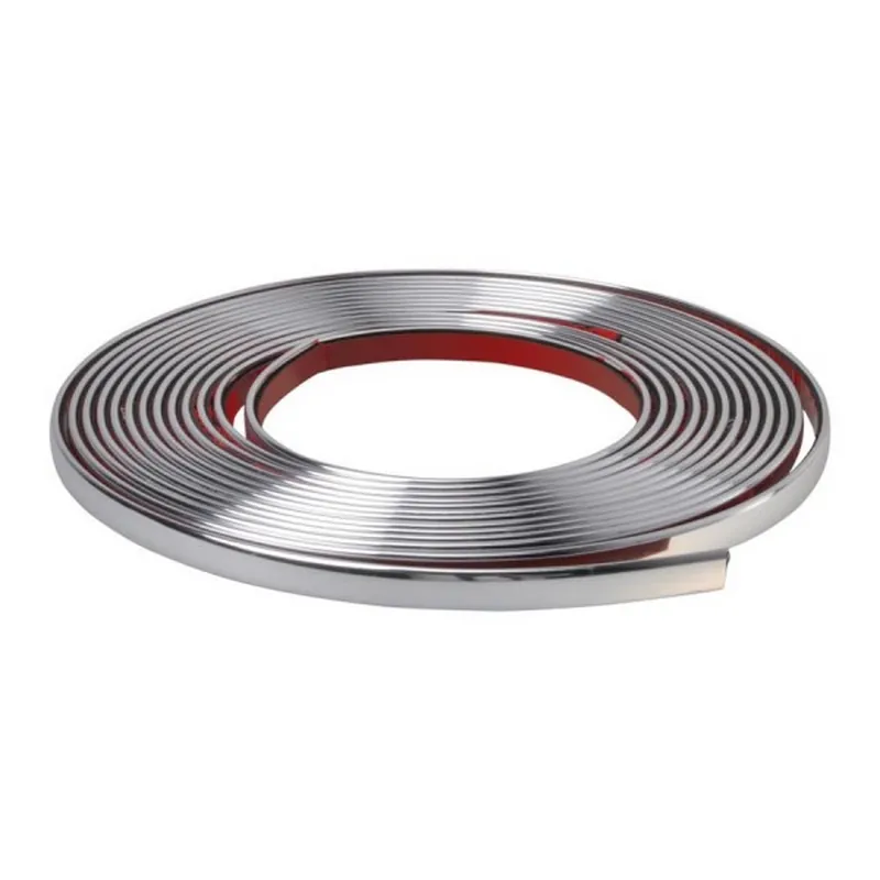 Vysoce Kvalitní Chromová nalepovací lišta - 12mm / 8m