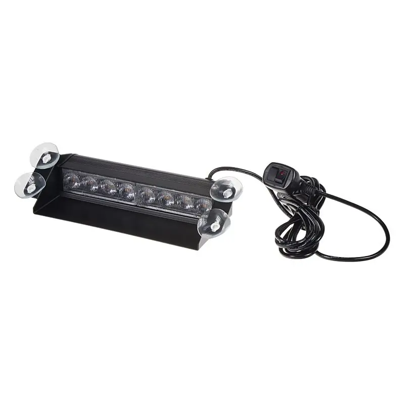 Výstražné světlo 12V / 24V - 8x3W LED oranžový Predátor (240x55x100mm) Akční Cena