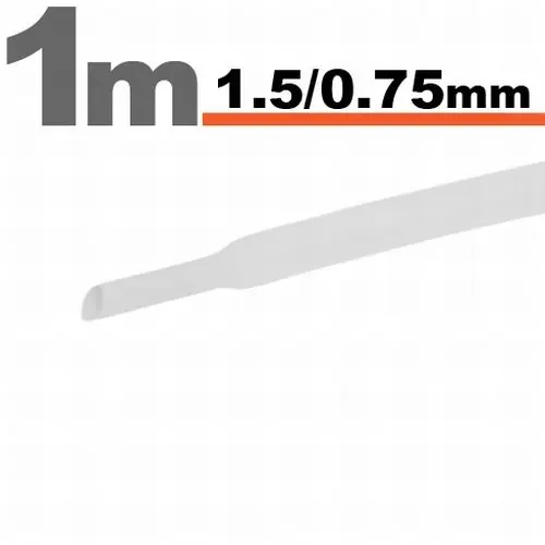 Kup Teď Termobužírka - 1,5/0,75mm bílá (1m)