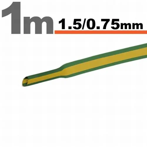 Poslední Šance Termobužírka - 1,5/0,75mm žluto-zelená (1m)
