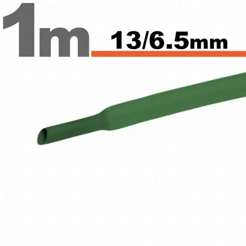 Termobužírka - 13.0/6.5mm zelená (10ks) Nízká Cena