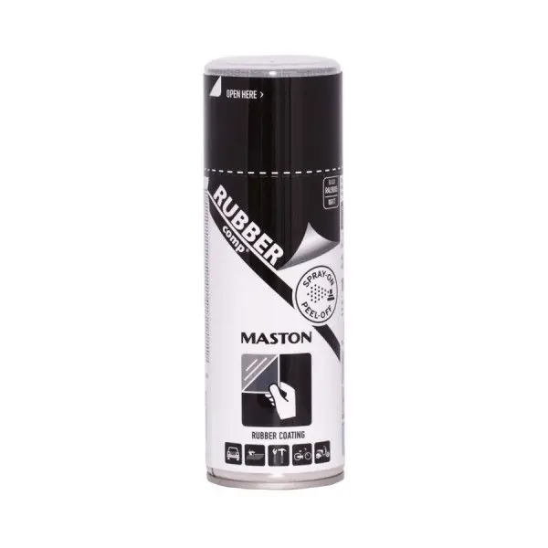 Tekutá guma ve spreji - černá matná MasRUBBERcomp (400ml) Cenově Výhodný