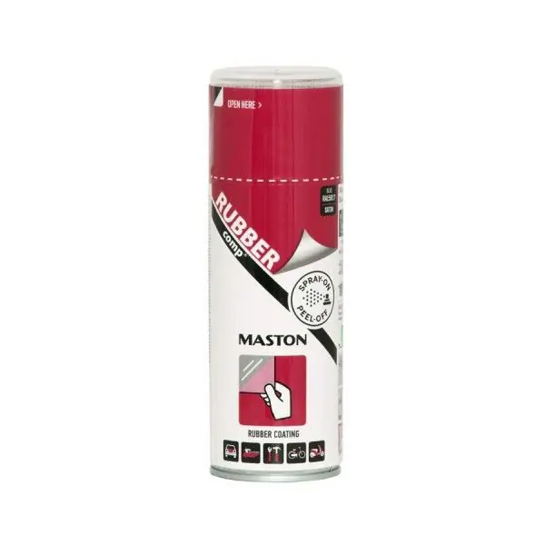Nakupujte Hned Tekutá guma ve spreji - červená MasRUBBERcomp Red (400ml)