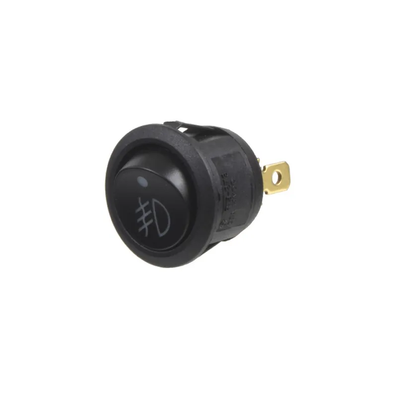 Vrácení Zdarma Spínač kolébkový 12V/20A - na mlhová světla podsvícený zelený (23mm kulatý)