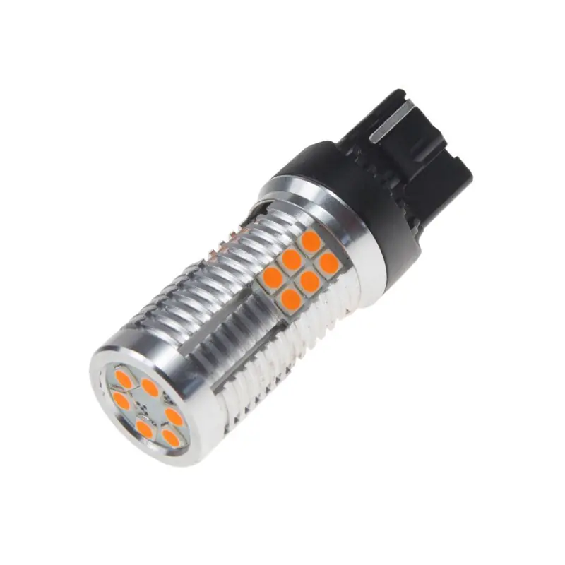 Top Prodej LED autožárovka T20 (7440) - 12V / 24V oranžová 30x LED SMD 3030 (2ks)