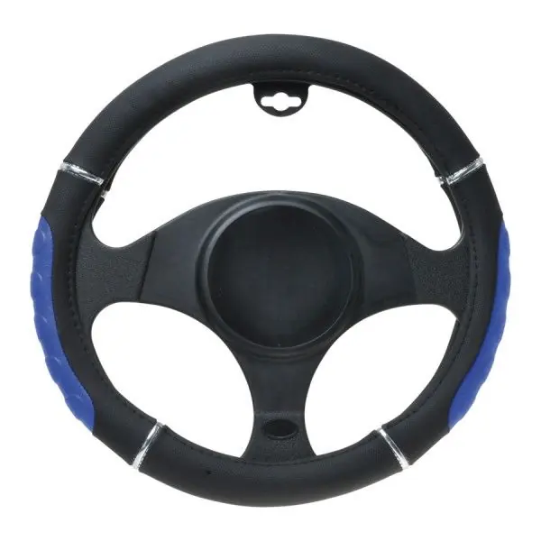 Akční Nabídka Potah na volant - černo-modrý 37-39cm
