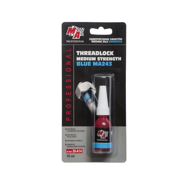 Upevňovač závitů - střední pevnost BLUE (10ml) Sleva