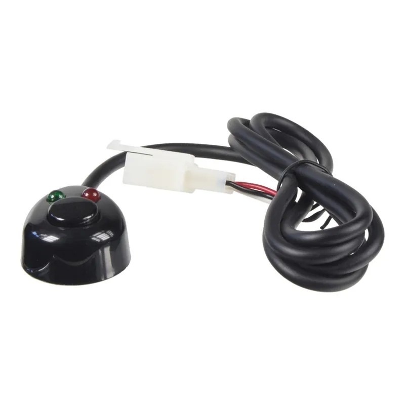 Zlevněný Spínač tlačítkový 12/24V - s LED podsvícením