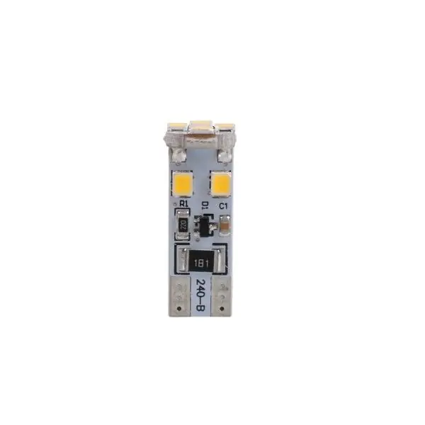 LED autožárovka 12V / W5W / T10 - bílá 8xSMD LED2835 CanBus M-TECH (2ks) Sleva