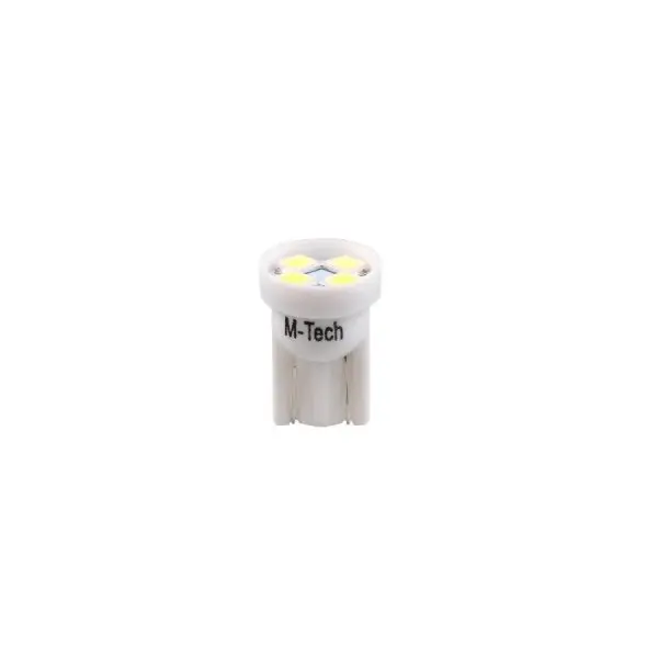 Poslední Šance LED autožárovka 24V / W5W / T10 - bílá 4xSMD LED3528 M-TECH (2ks)