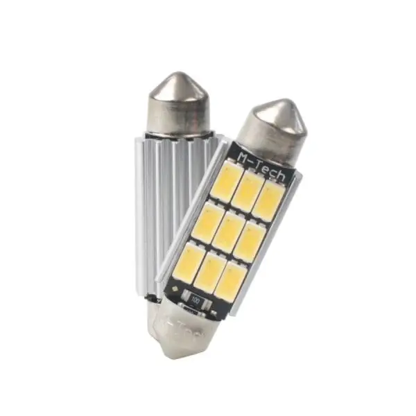 Super Cena LED sulfid 41mm / 12V - bílá 9xSMD LED5630 (2ks) M-Tech PLATINUM