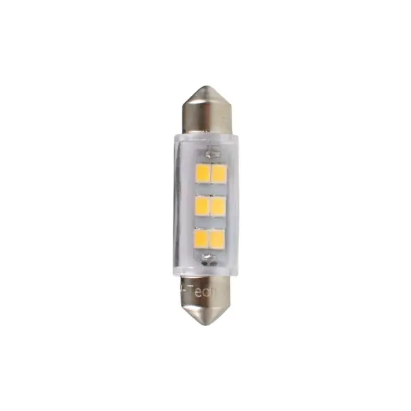 Výhodná Nabídka LED sulfid 41mm / 12V - bílá 6xSMD LED2835 (2ks) M-Tech