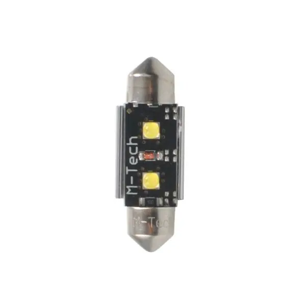 LED sulfid 41mm / 12V - bílá 2xHP LED (2ks) M-Tech PLATINUM Pouze Dnes