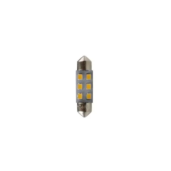 LED sulfid 36mm / 24V - bílá 6xSMD LED3528 (2ks) M-Tech Hit Sezóny