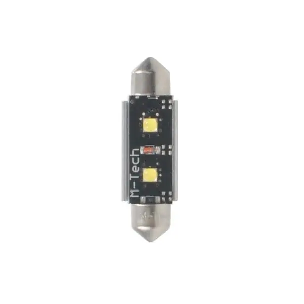 Výprodej LED sulfid 36mm / 12V - bílá 2xHP LED (2ks) M-Tech PLATINUM