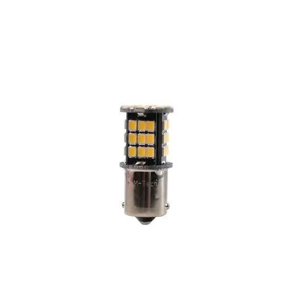 LED autožárovka BA15s / 12V - bílá 48xSMD LED2835 CanBus (2ks) M-Tech Objednat Nyní