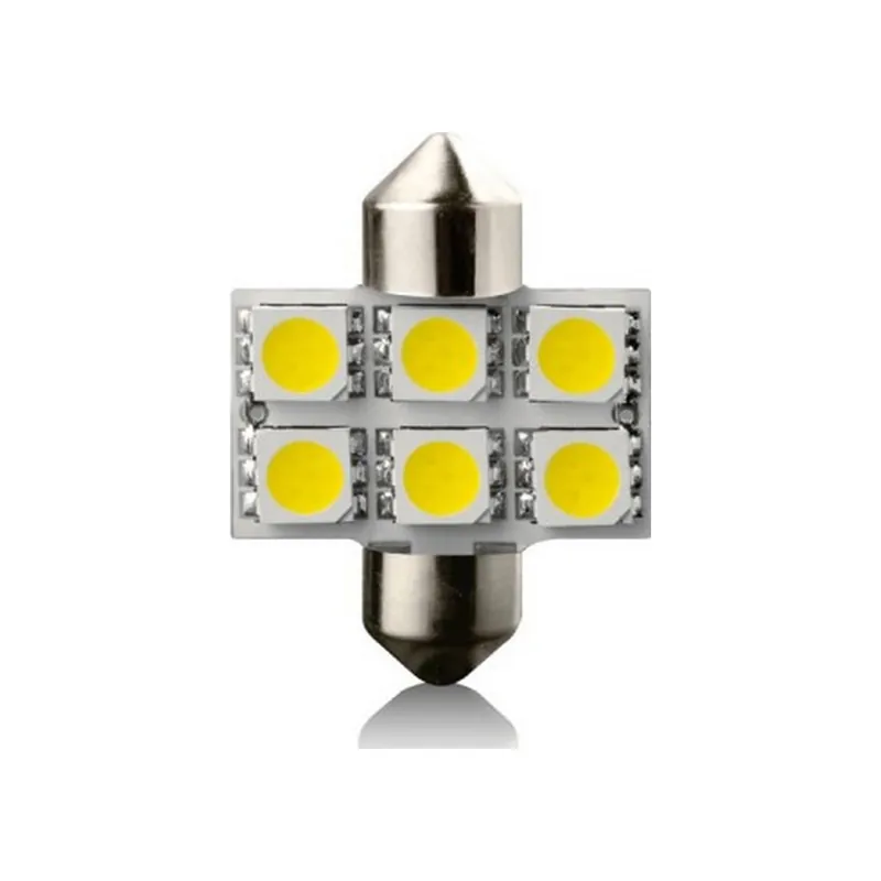 Aktuální LED sulfid SV8,5 / 31mm / 12V - bílá 6xSMD LED (2ks)