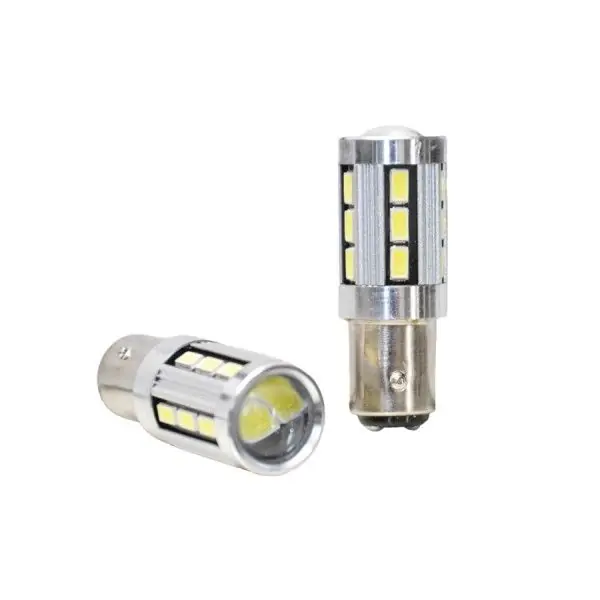 Akční Nabídka LED autožárovka BAY15d/12V - bílá 18xSMD LED5730 CanBus (2ks)