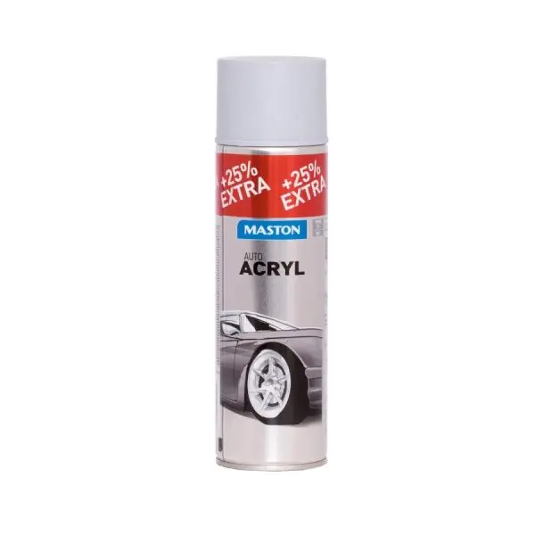 Barva ve spreji - šedá MasAutoACRYL Grey Primer (500ml) Cenová Bomba