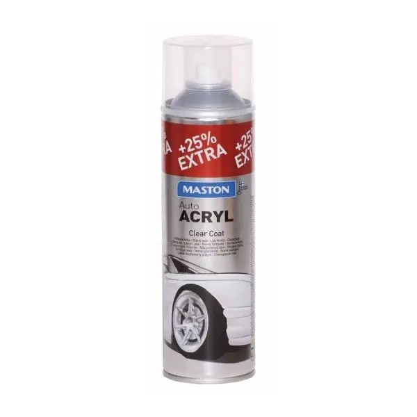 Top Prodej Barva ve spreji - transparentní MasAutoACRYL Colorless (500ml)