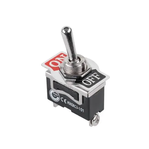Výprodej Páčkový přepínač - KN3(C)-101 / 2pin / velký (2ks)