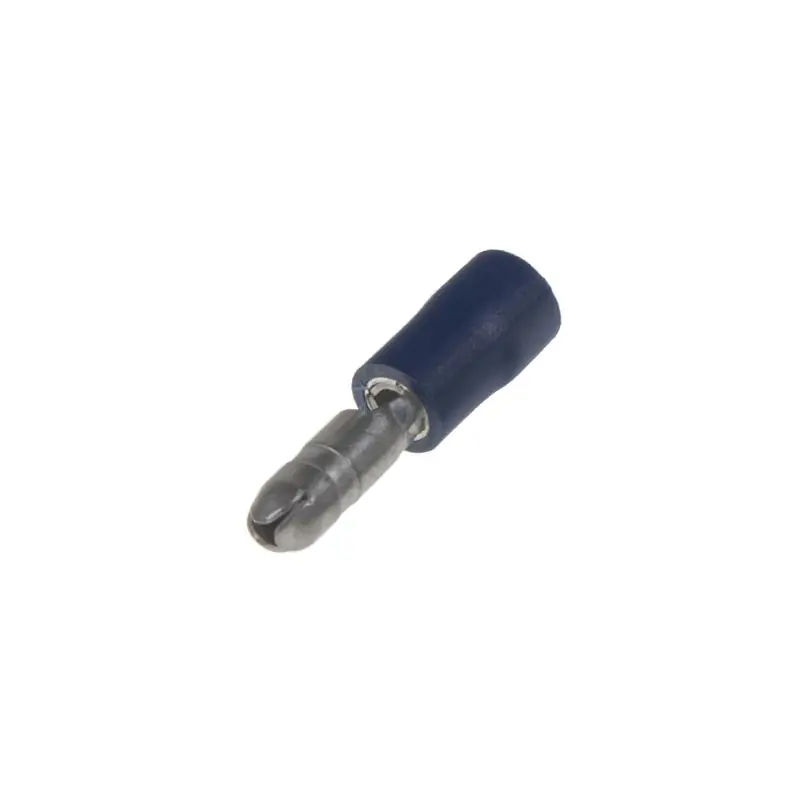 Zástrčka - kruhová / 4,0mm / modrá (100ks) Odeslání Ihned