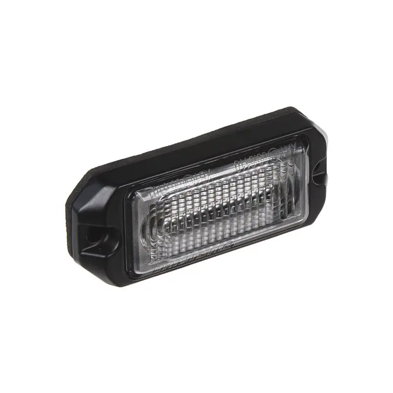 Výstražné oranžové světlo 12V / 24V SLIM - 3x5W LED SLIM predátor ECE R65 (76x29x12mm) Cenově Výhodný