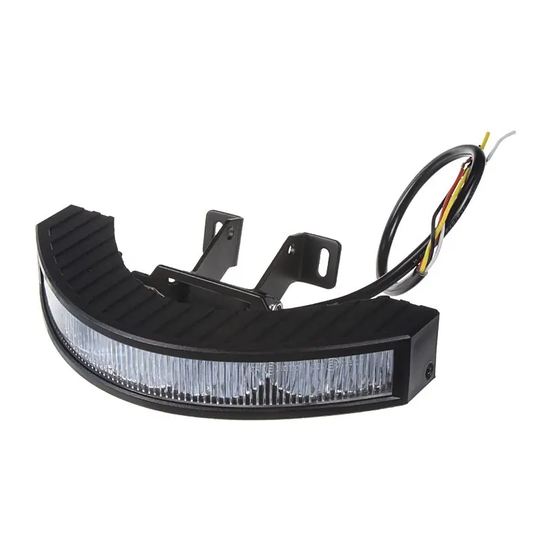 Výstražné oranžové světlo 12V / 24V - zahnuté 12x3W LED predátor ECE R65 (170x80x30mm) Nejlepší Cena
