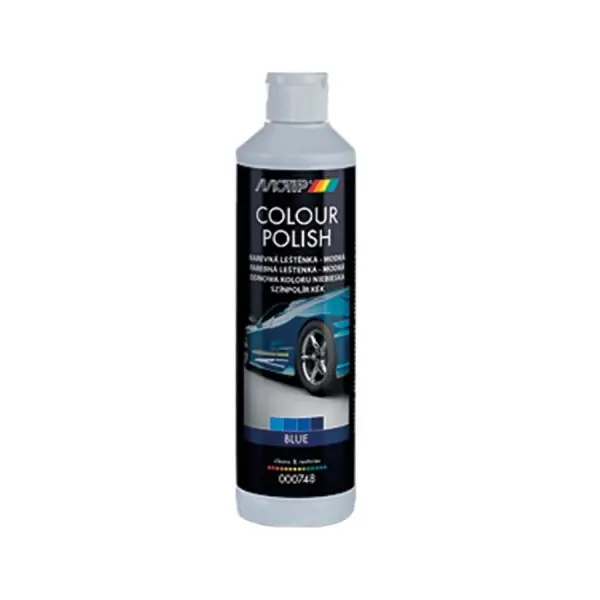 Barevná leštěnka - modrá Car Care Color Polish (500ml) Přímo Od Výrobce