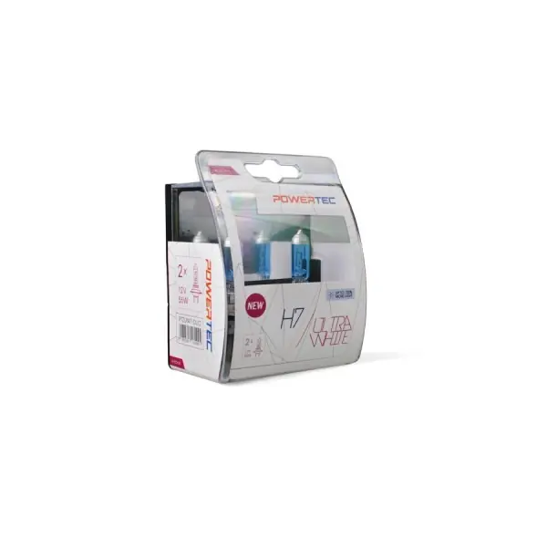 Kup Teď Autožárovka H7 / 12V - Powertec UltraWhite M-Tech (2ks)