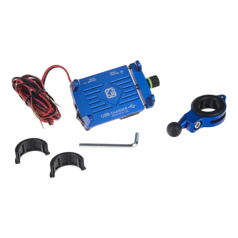 Cenový Hit Univerzální držák pro telefony - na kolo / motocykl s USB nabíječkou