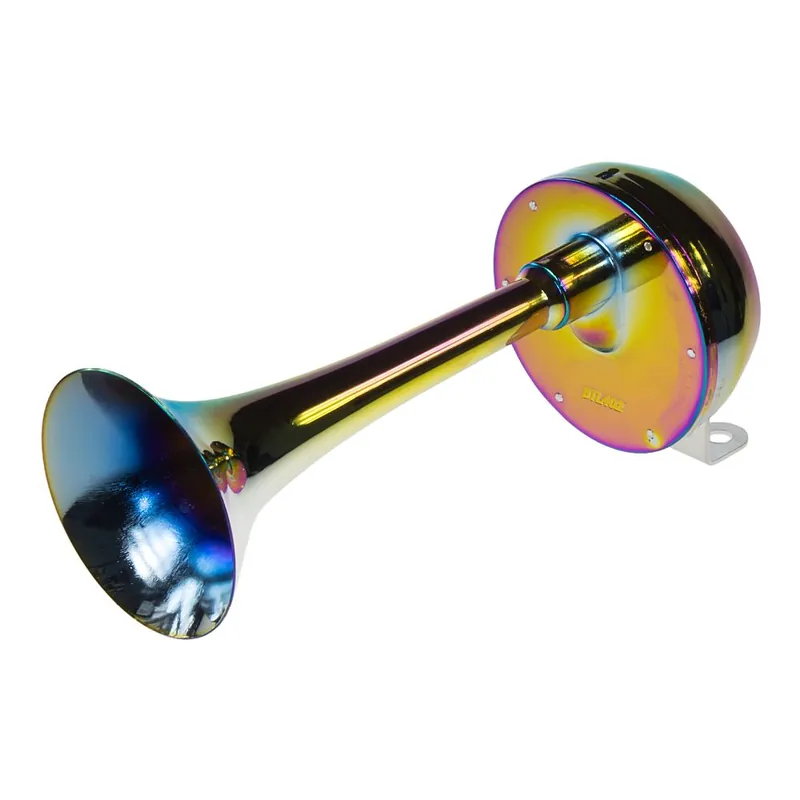 Vrácení Zdarma Elektromagnetická fanfára 24V - vysoký tón / chrom-duha (260mm)