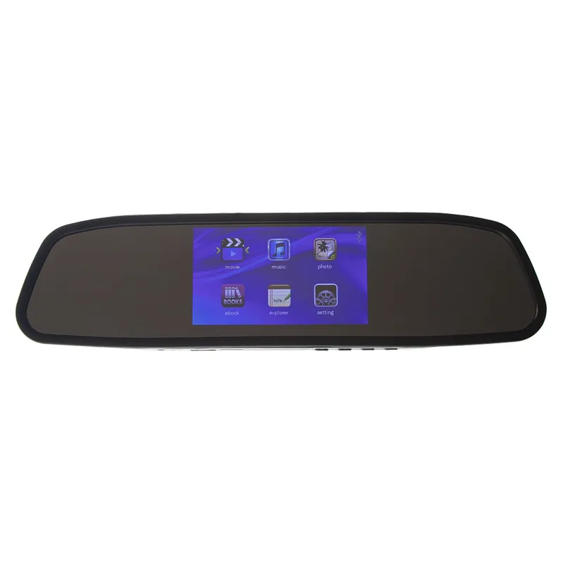 LCD monitor 4,3" na zpětné zrcátko - microSD / USB / FM modulátor / Bluetooth / Handsfree Akční Nabídka
