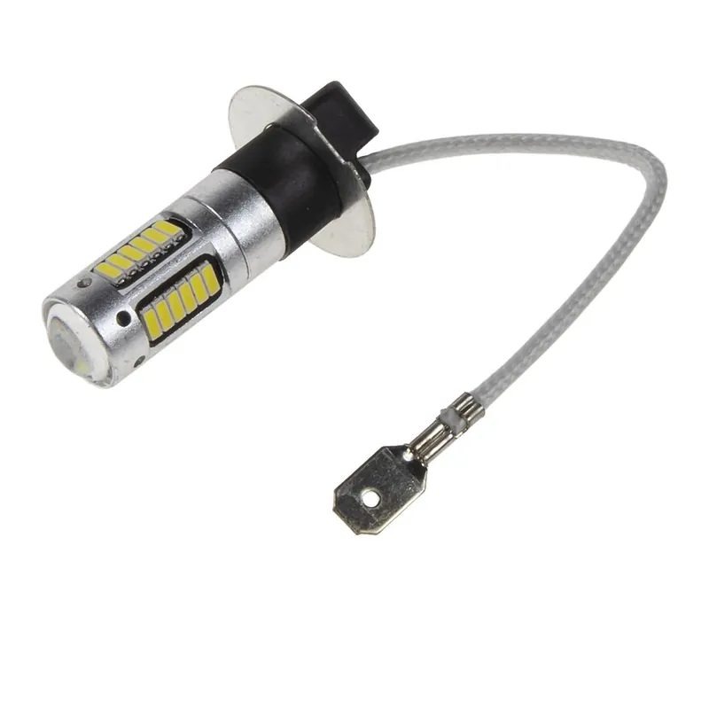 Oblíbený LED autožárovka H3 - 12V / 24V bílá 30x LED 4014SMD (2ks)